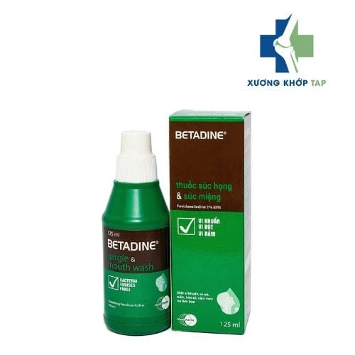 Betadine Gargle and Mouthwash - Điều trị viêm họng